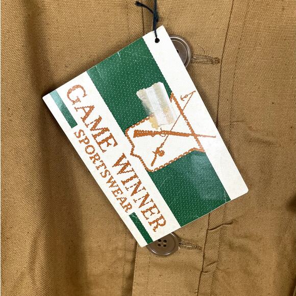 Vintage Game Winner Outdoorsman Hunting Coat Men's Size Large DEAD STOCK - Picture 4 of 11